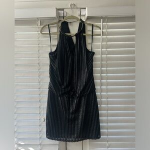 Laundry by Shelli Segal black halter dress